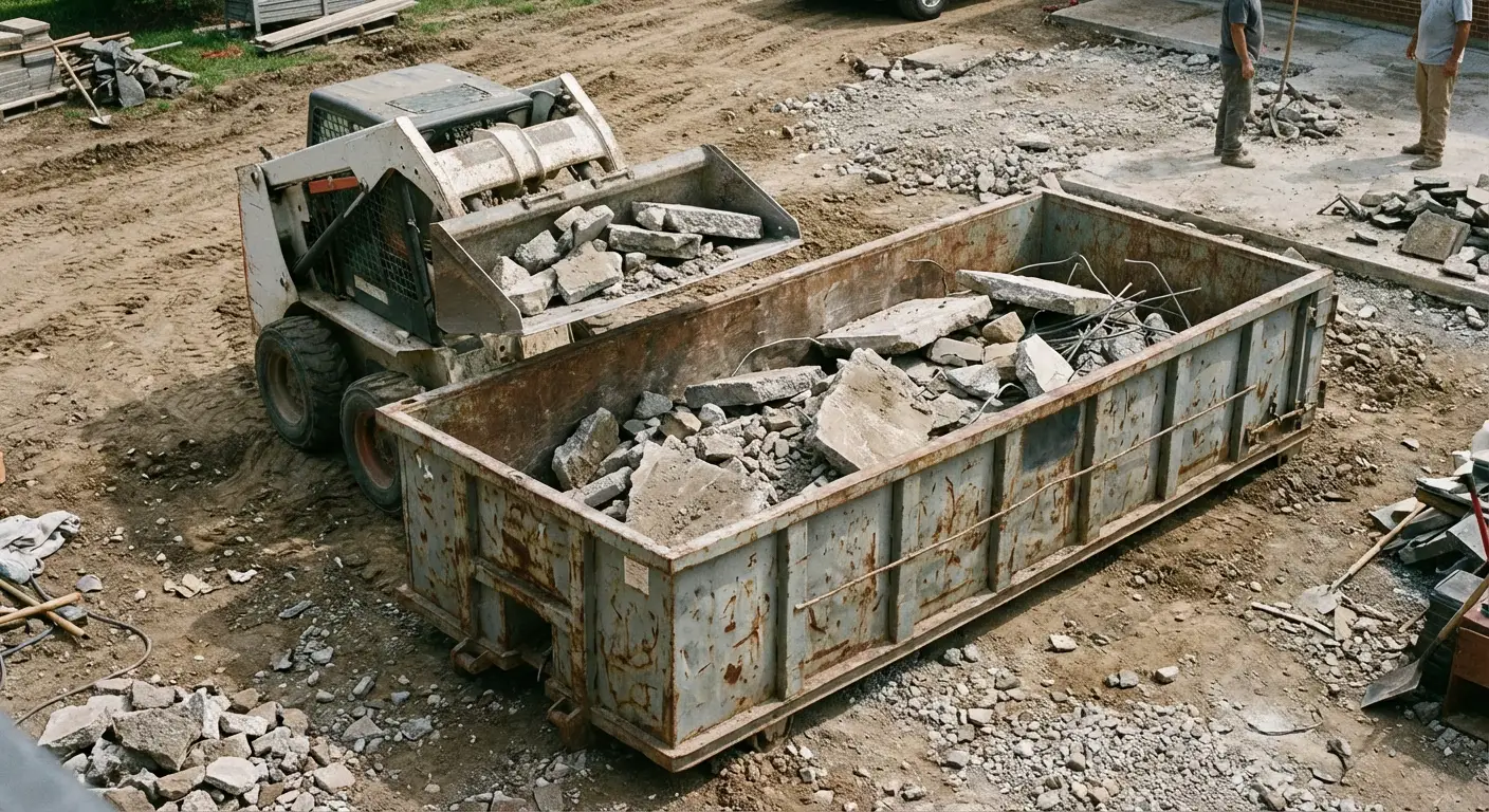 Heavy Concrete Patio Removal in Fargo, ND