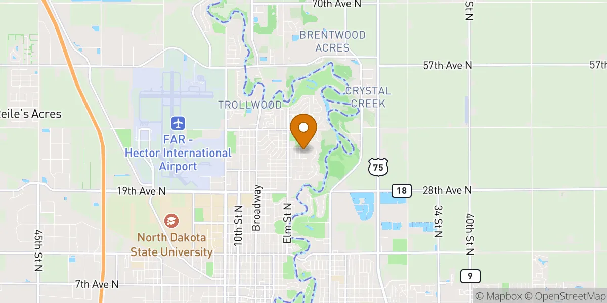  neighborhood map in Fargo, ND