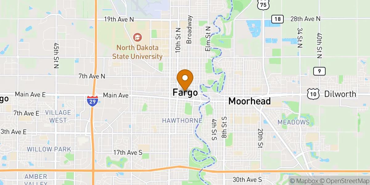  neighborhood map in Fargo, ND