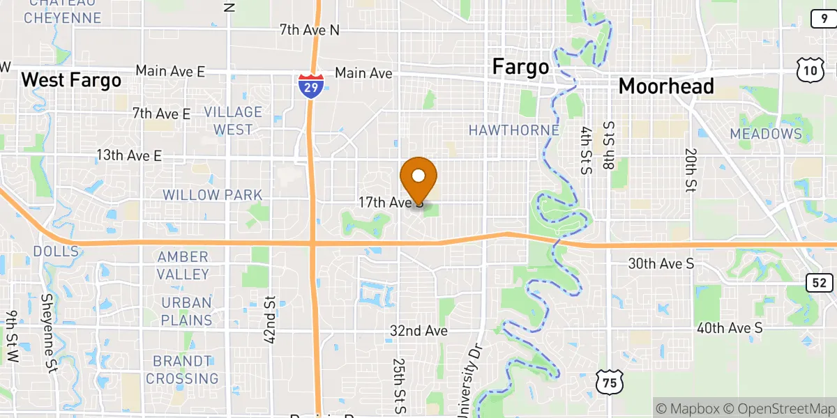  neighborhood map in Fargo, ND