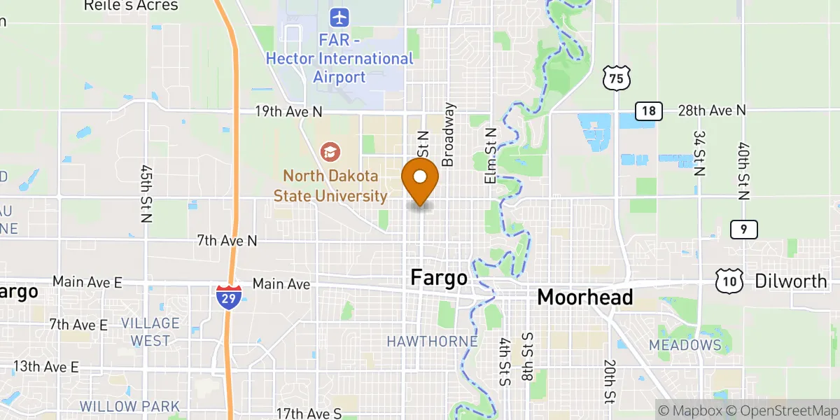  neighborhood map in Fargo, ND