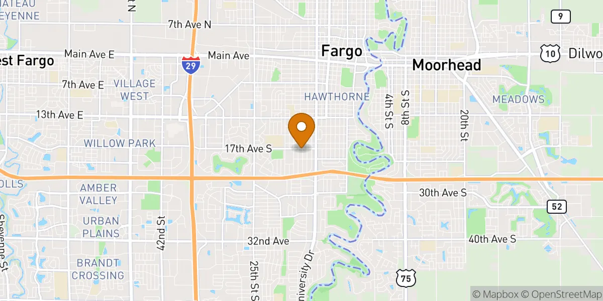  neighborhood map in Fargo, ND